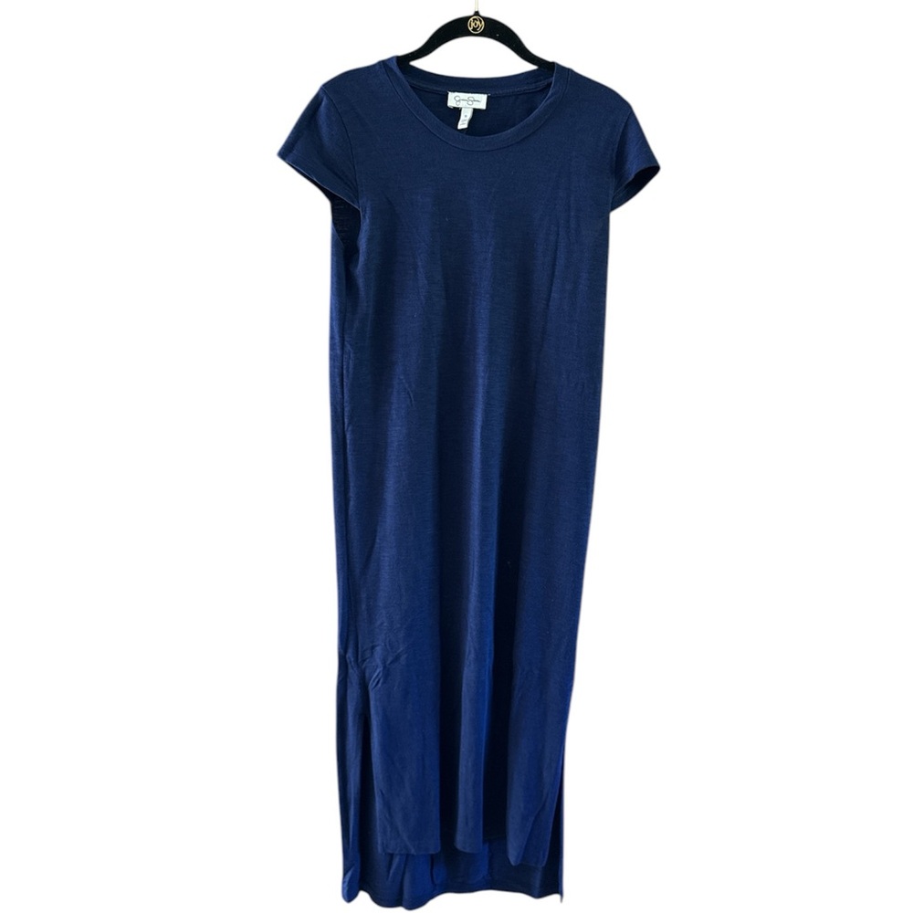 Jessica Simpson Women’s Tshirt Dress Cap Sleeves Color Blue Size Small